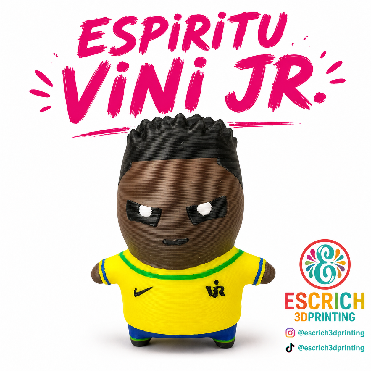 Espíritu Vini Jr. Fortnite – Figura Decorativa Impresa en 3D (copia)