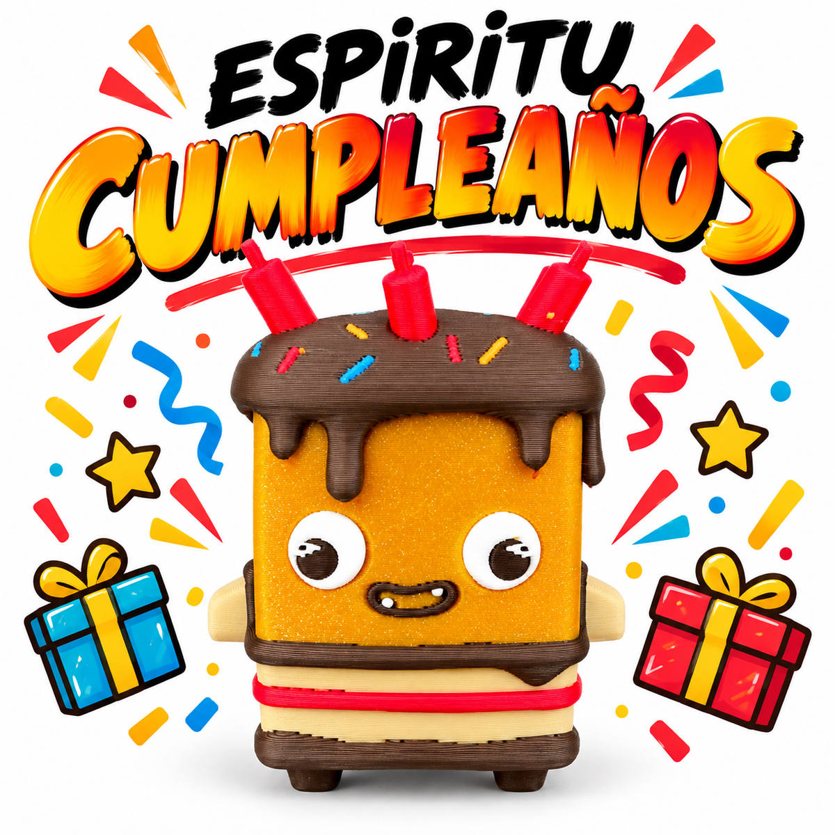 Espíritu Cumpleaños Fortnite – Figura 3D para Fans y Coleccionistas