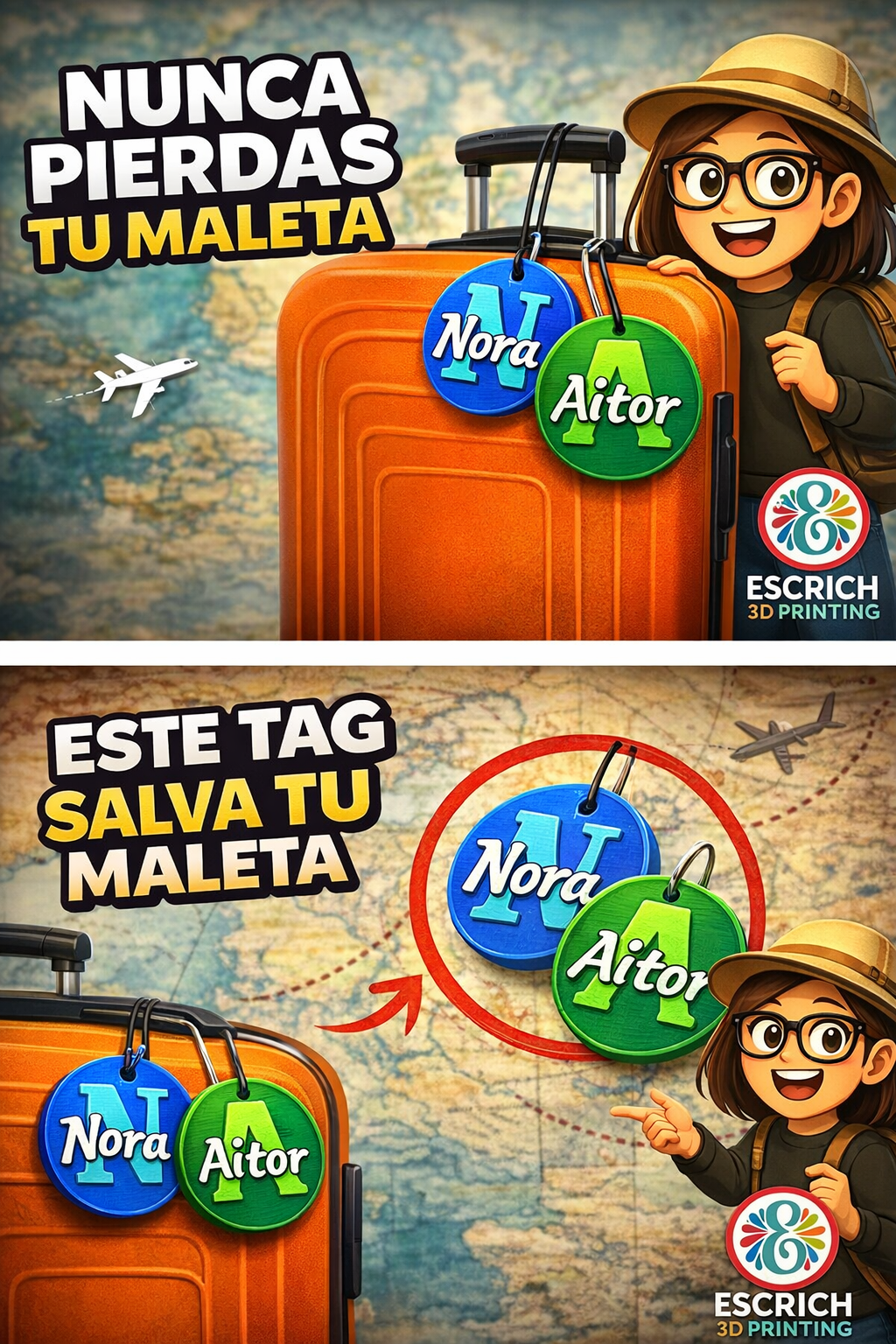 TAG de Maleta Personalizado – Tu maleta también quiere viajar con estilo