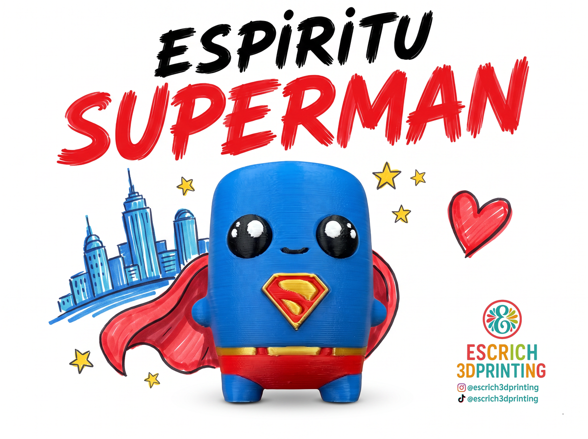 Espíritu Superman Fortnite – Figura Decorativa Impresa en 3D