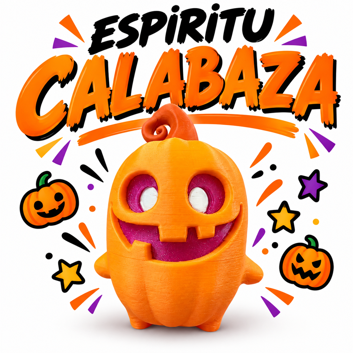Espíritu Calabaza Fortnite – Figura 3D Impresa para Fans Geek