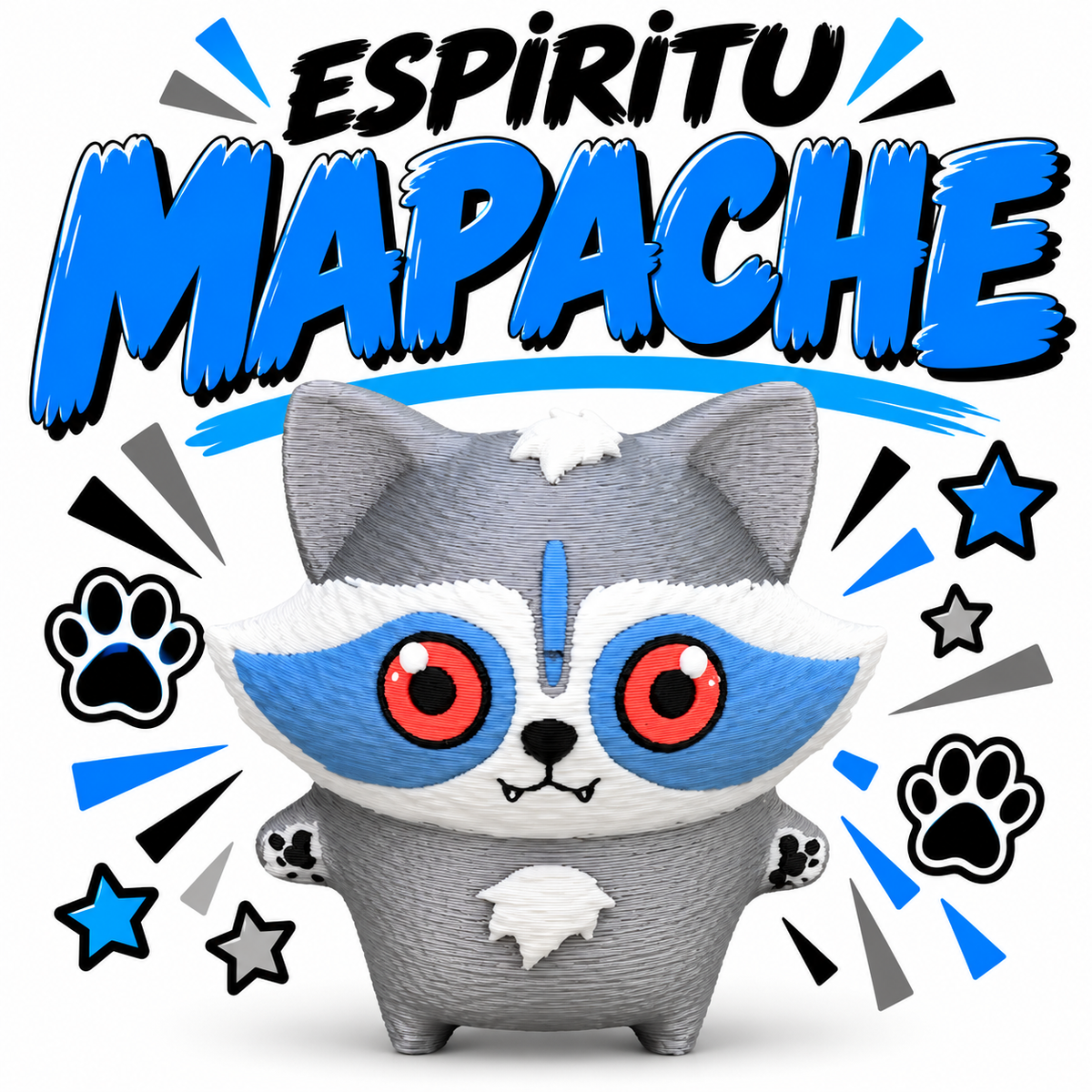 Espíritu Mapache Fortnite – Figura Decorativa Impresa en 3D