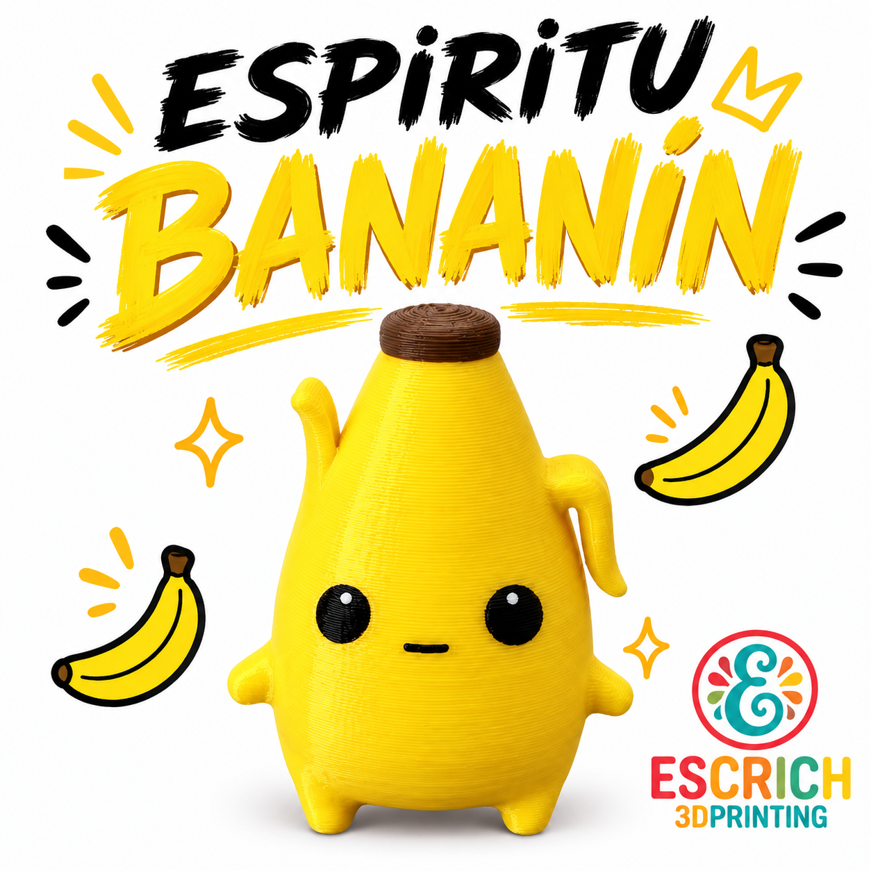 Espíritu Bananín Fortnite – Figura Impresa en 3D