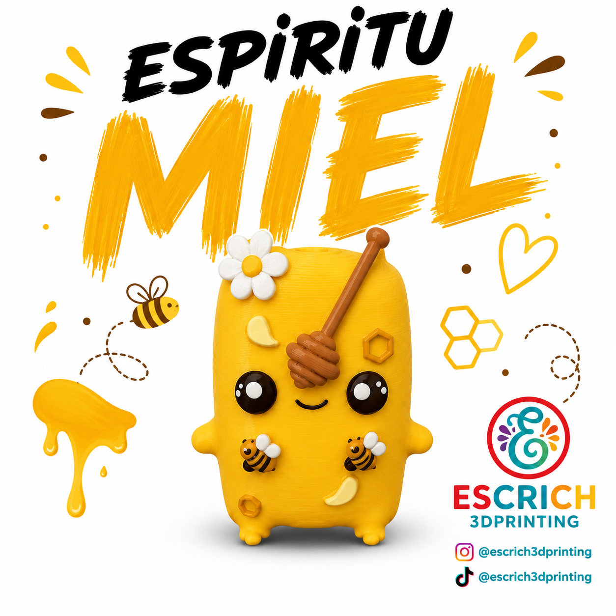 Espíritu Miel Fortnite – Figura Impresa en 3D