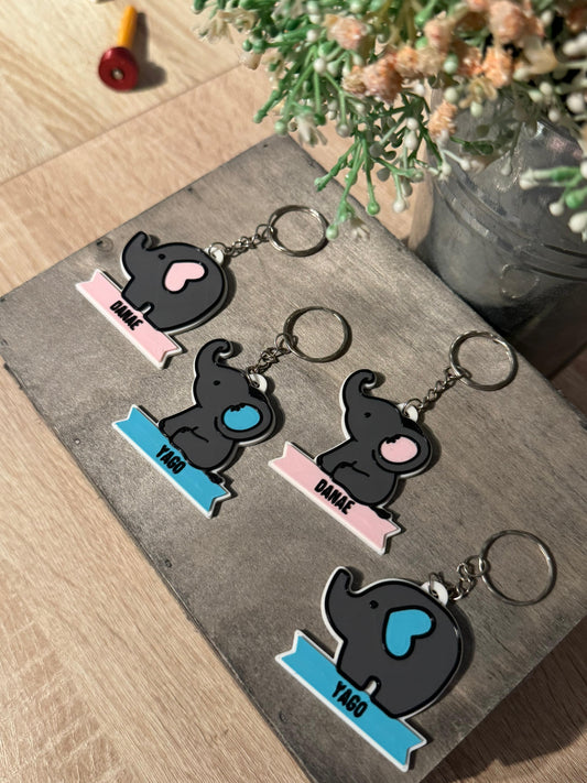 🔑 Llavero elefantito