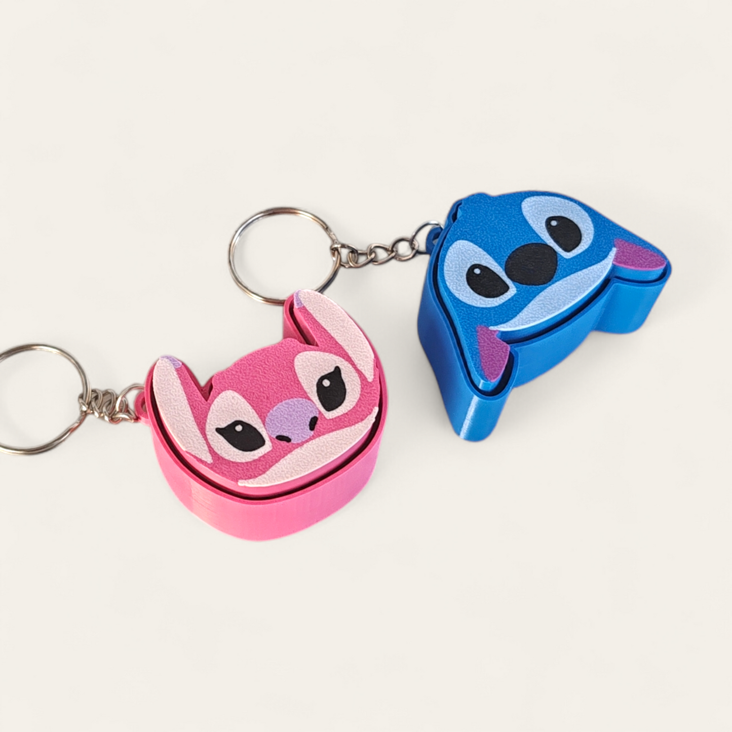 Clicker Fidget Toy - Stitch y Ángel