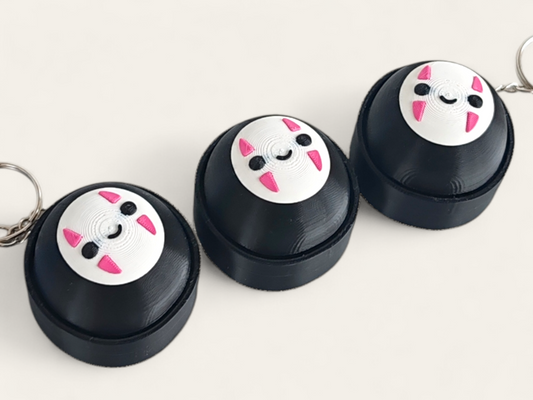 Clicker Fidget Toy - Totoro y "Sin Cara"