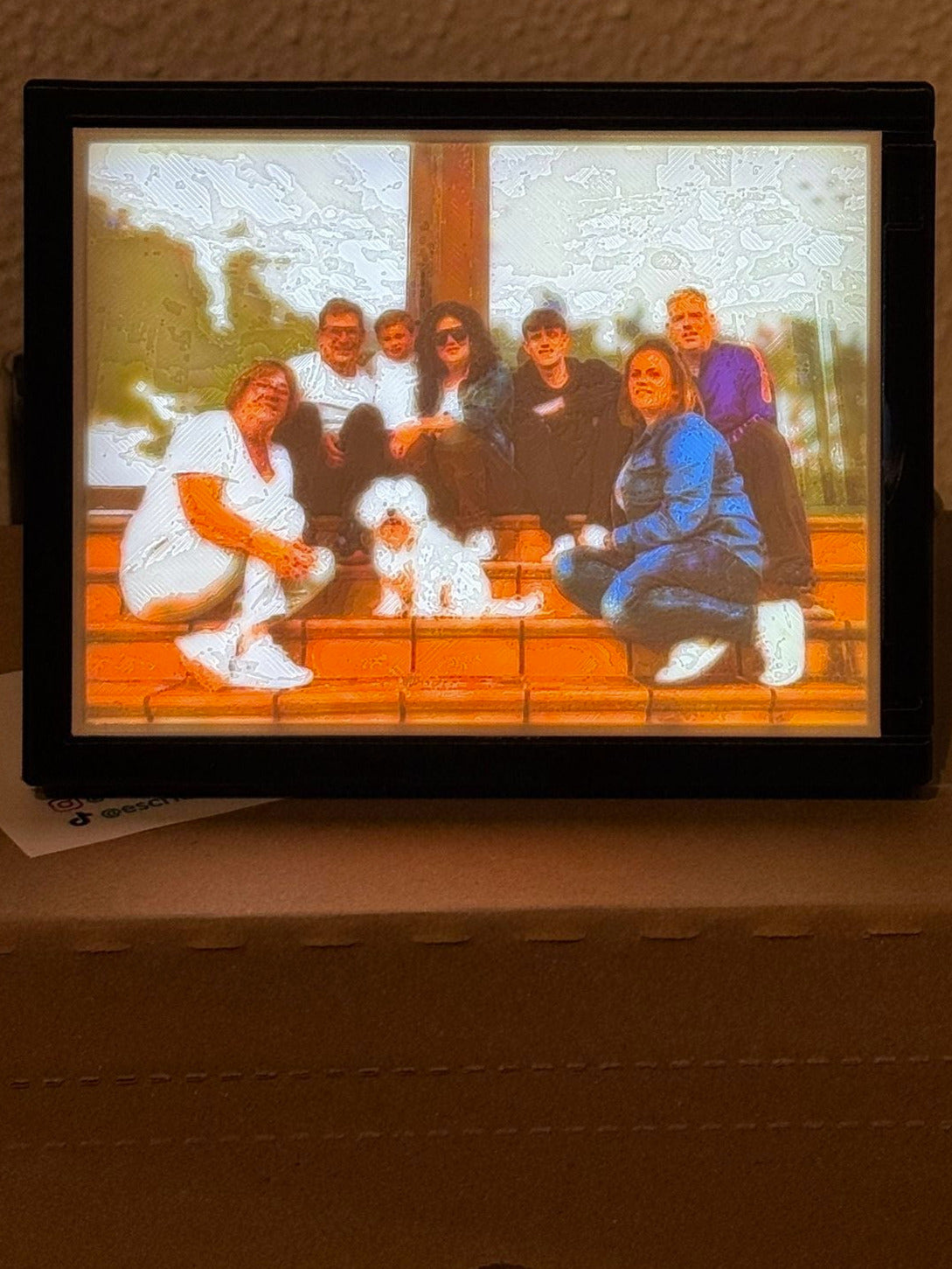 Marco Litofanía Personalizado – Tus Recuerdos, con Luz Propia