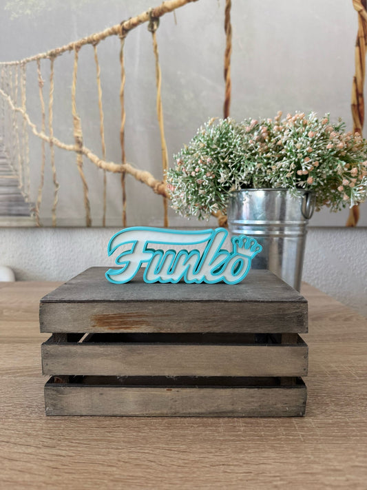 Letrero Funko con borde