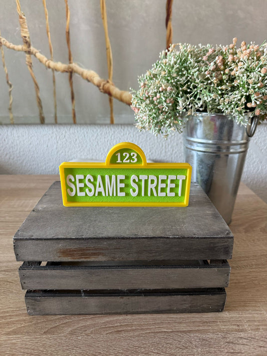 Letrero Barrio Sésamo