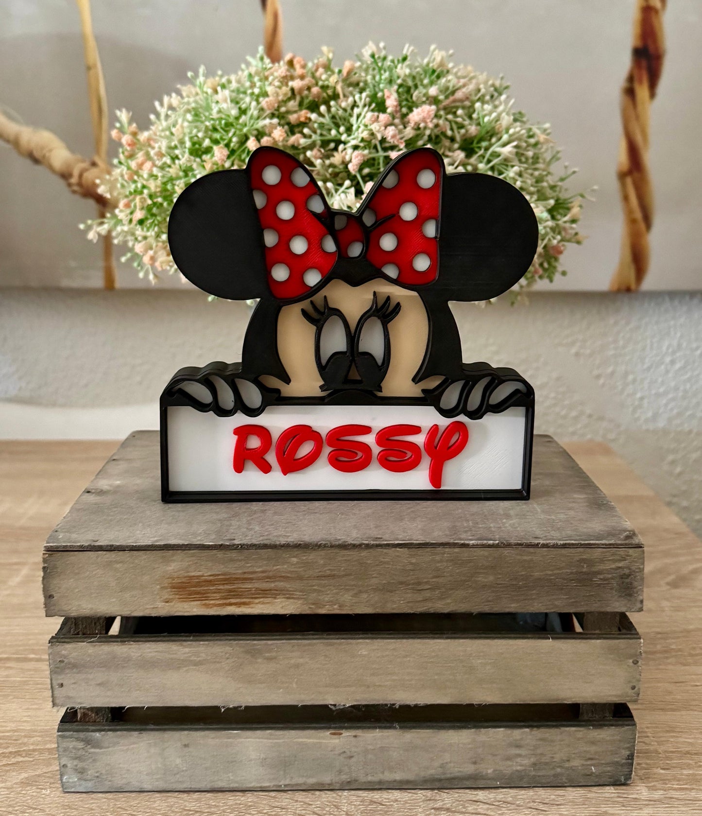 Cartel Minnie Personalizado