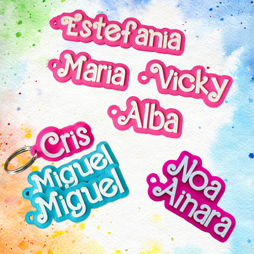 🔑 Llavero Barbie Personalizado