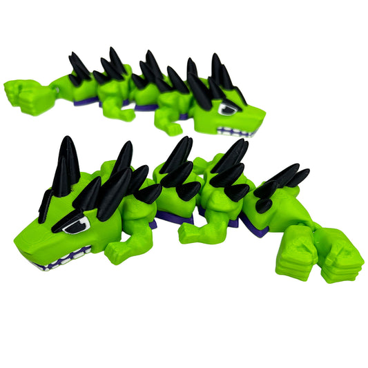 🐉 Dragòn Flexi mini - Hulk