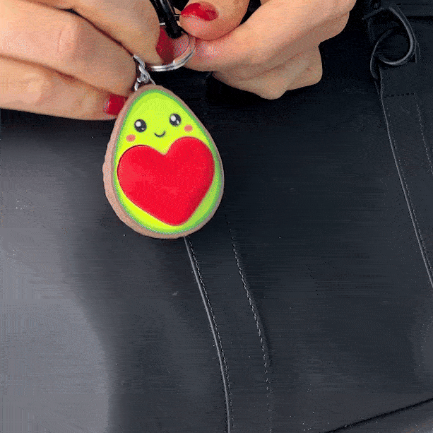 Avoclick · Llavero Fidget Aguacate Corazón ❤️🥑