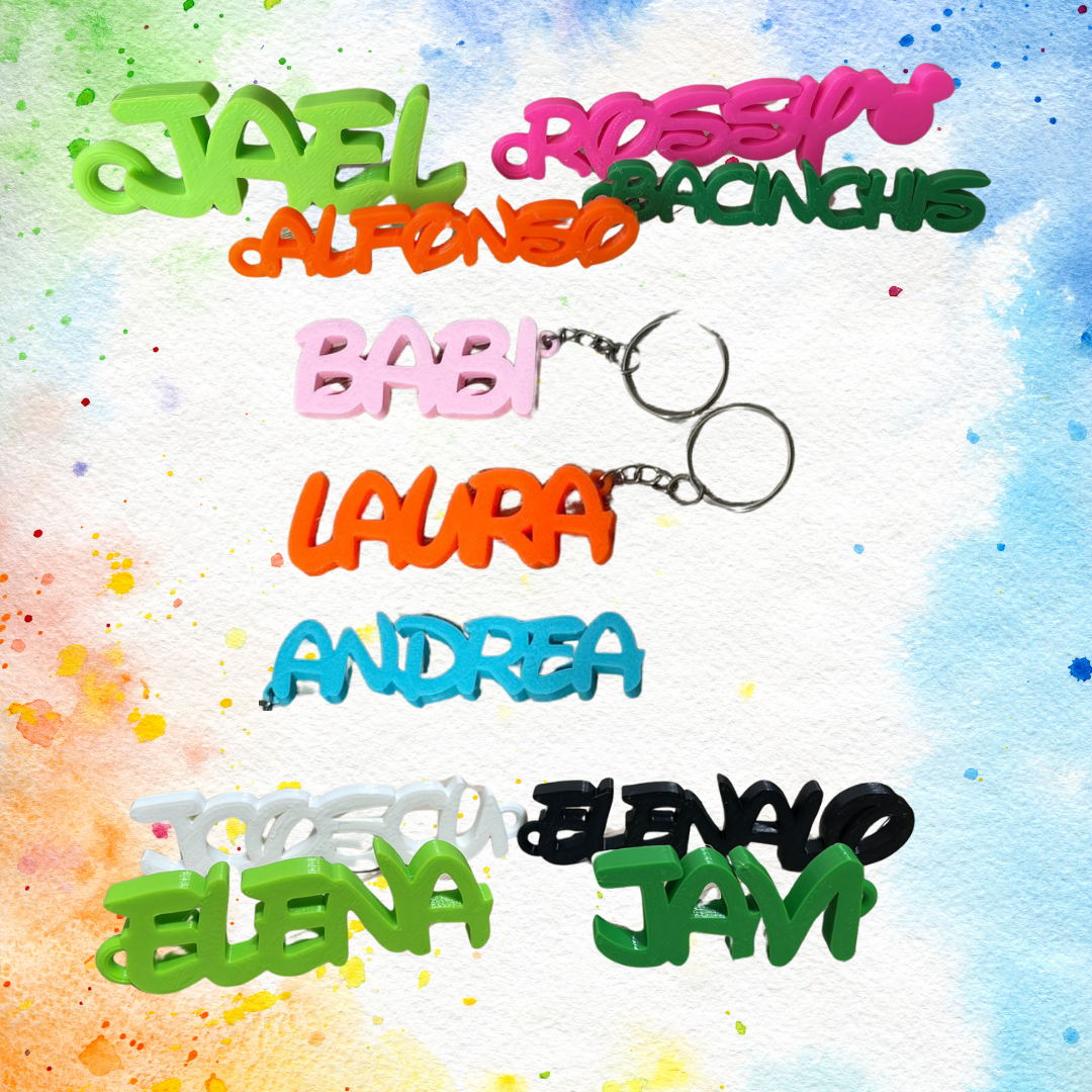 🔑 Llavero Letra Disney Personalizado