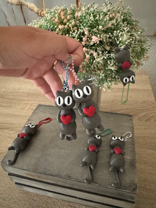 🔑Llavero Flexi Gatito Love 😻