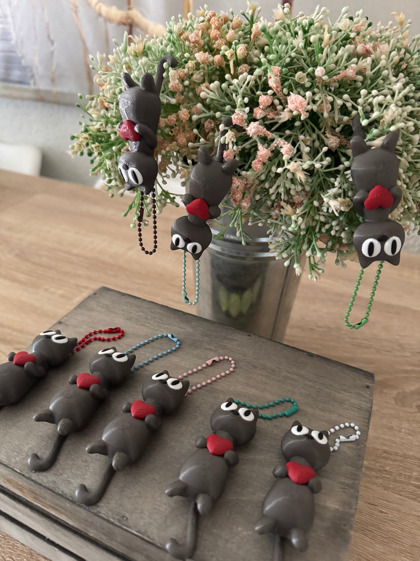 🔑Llavero Flexi Gatito Love 😻