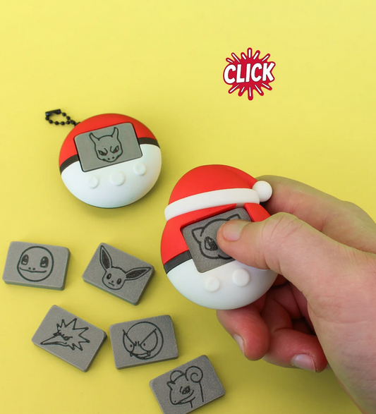 Clicker Fidget Toy - Pokewalker Edición Navidad