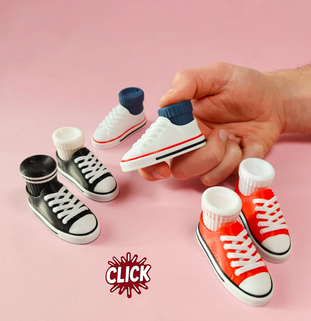 Clicker Fidget Toy - Zapatillas Converse