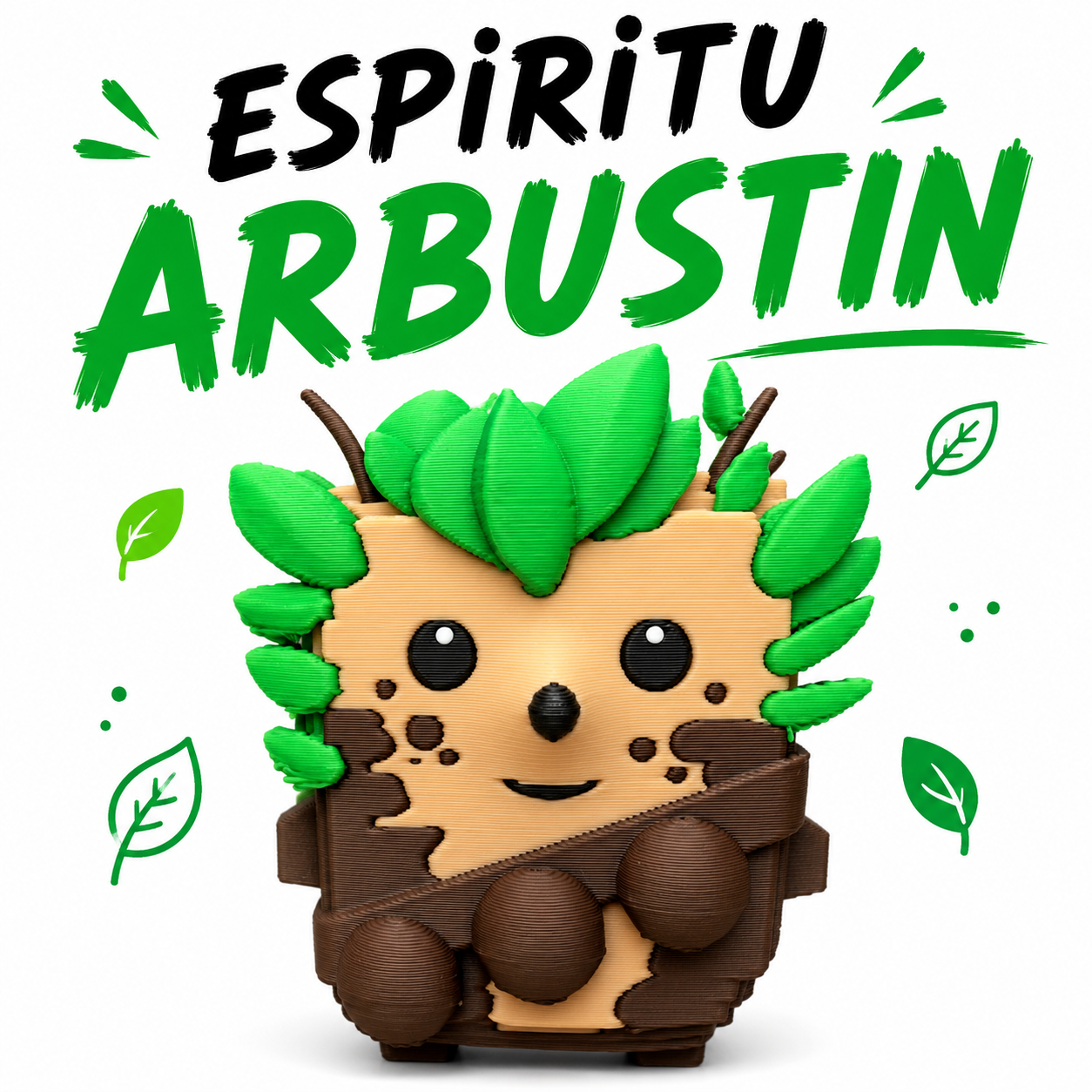 Espíritu Arbustín Fortnite – Figura 3D Decorativa Impresa en 3D