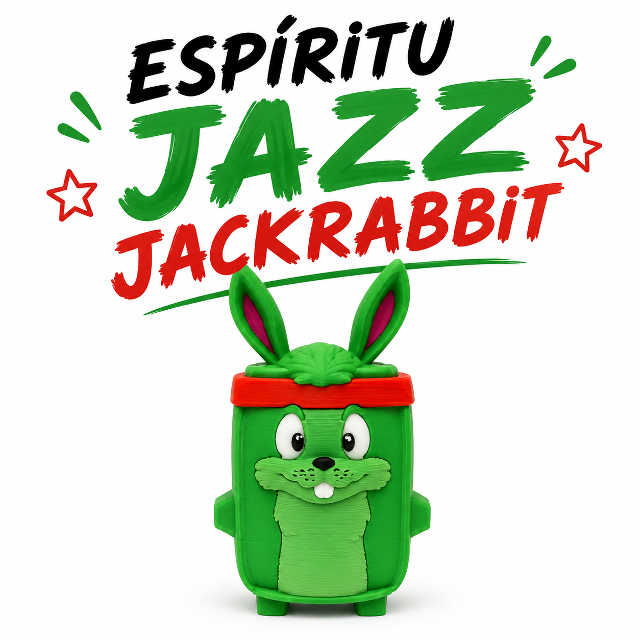 Espíritu Jazz Jackrabbit – Figura 3D de Conejo | Decoración Geek