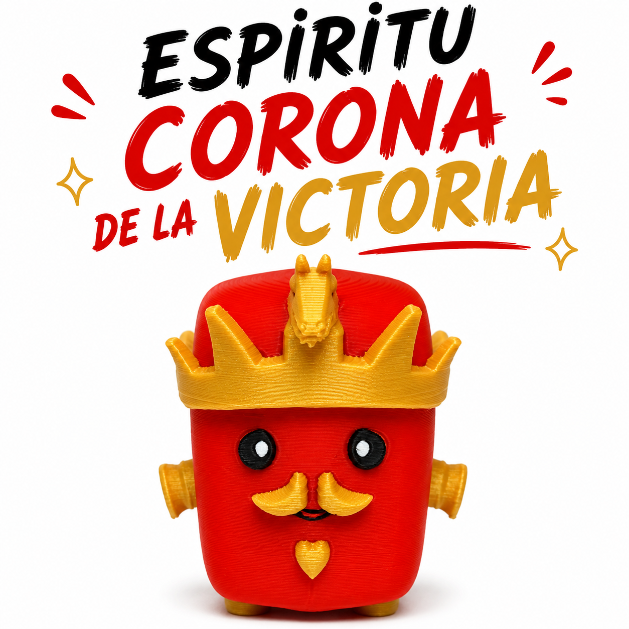Espíritu Corona de la Victoria – Figura Decorativa 3D Impresa