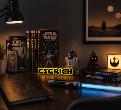 Letrero Personalizado SW - Tu Nombre en una Galaxia Muy Lejana