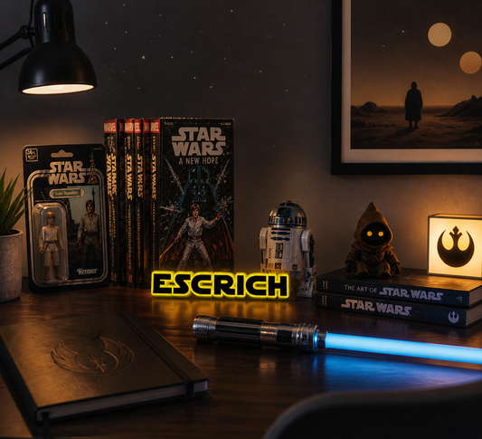 Letrero Personalizado SW - Tu Nombre en una Galaxia Muy Lejana