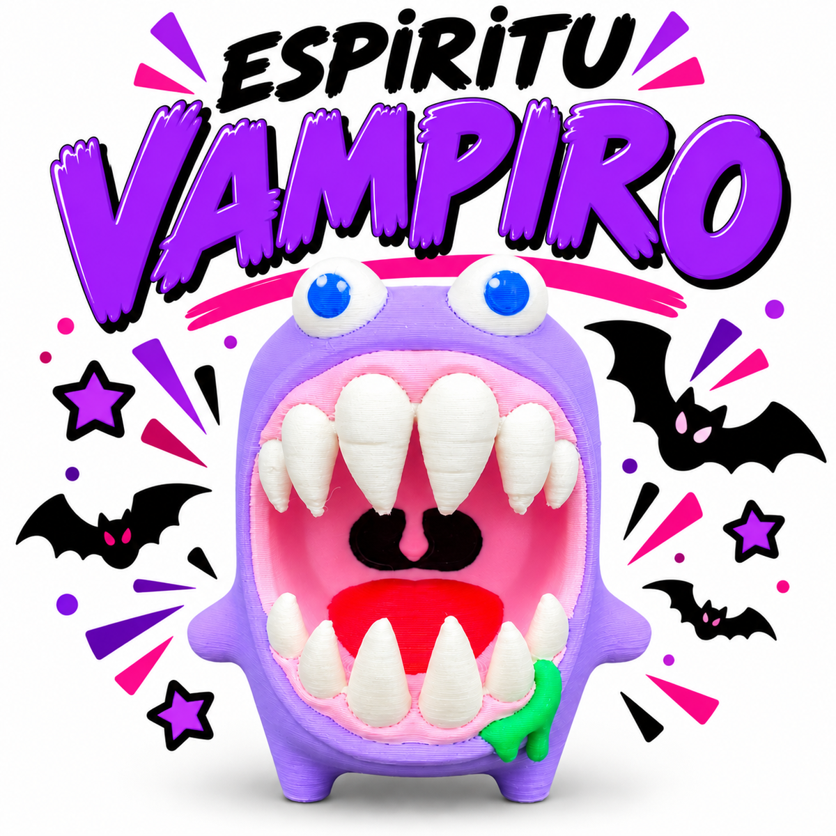 Espíritu Vampiro Fortnite – Figura 3D para Fans Geek y Halloween