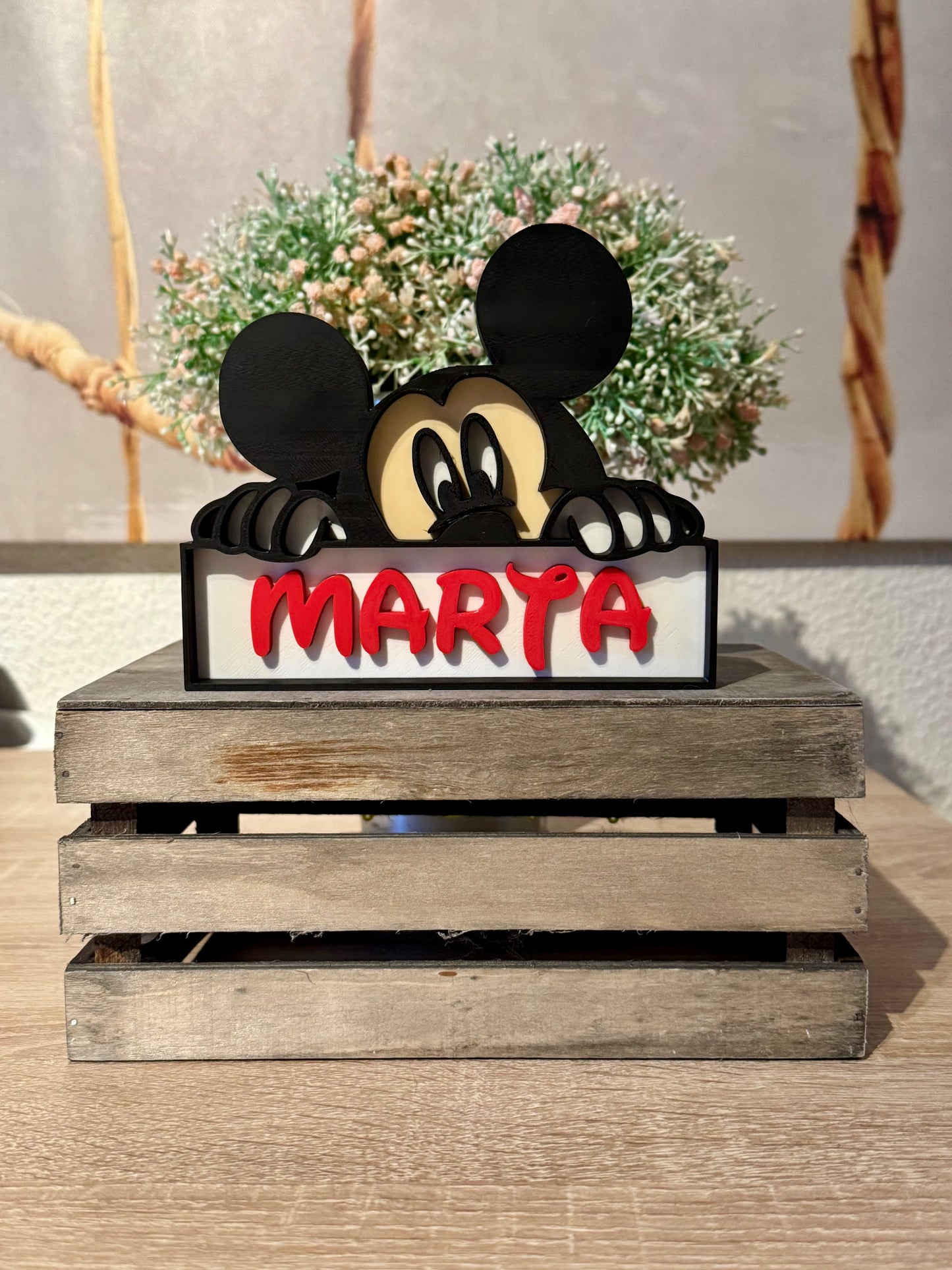 Cartel Mickey Personalizado