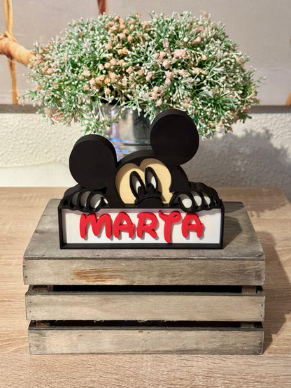 Cartel Mickey Personalizado