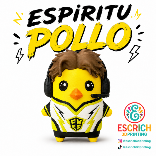 Espíritu Pollo Fortnite – Figura Impresa en 3D
