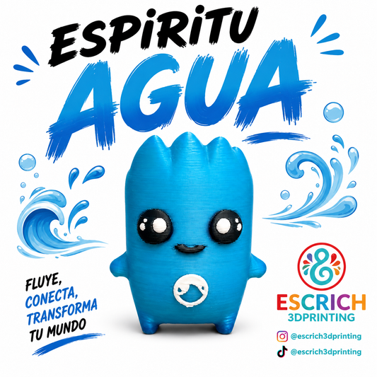 Espíritu Agua Fortnite – Figura Impresa en 3D