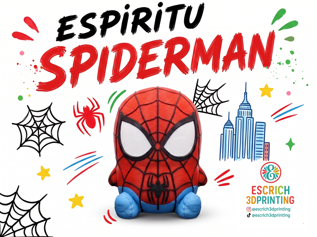 Espíritu Spiderman Fortnite – Figura Decorativa Impresa en 3D