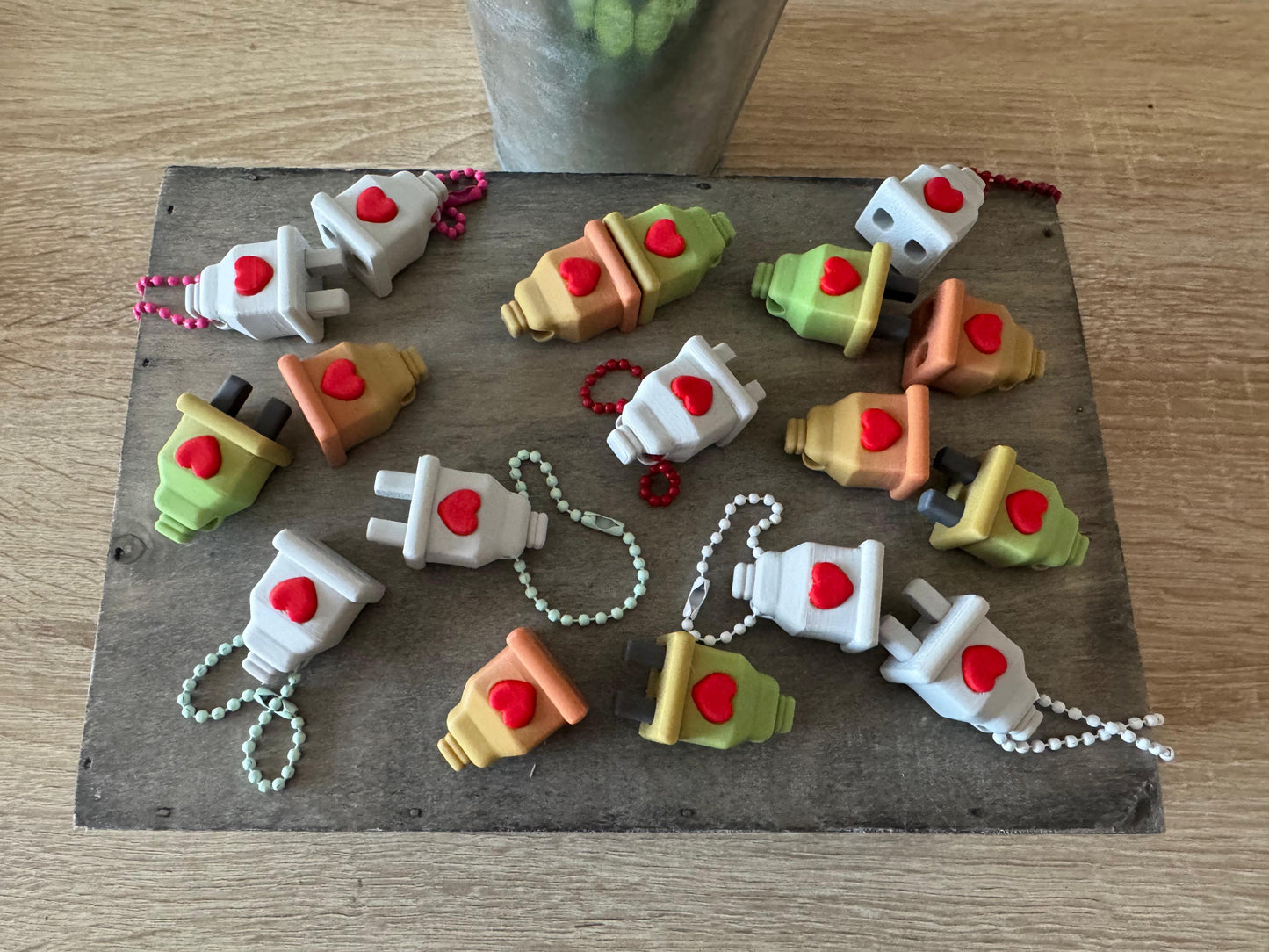 🔑 Llaveros Enchufe - San Valentín