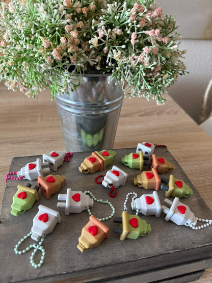 🔑 Llaveros Enchufe - San Valentín