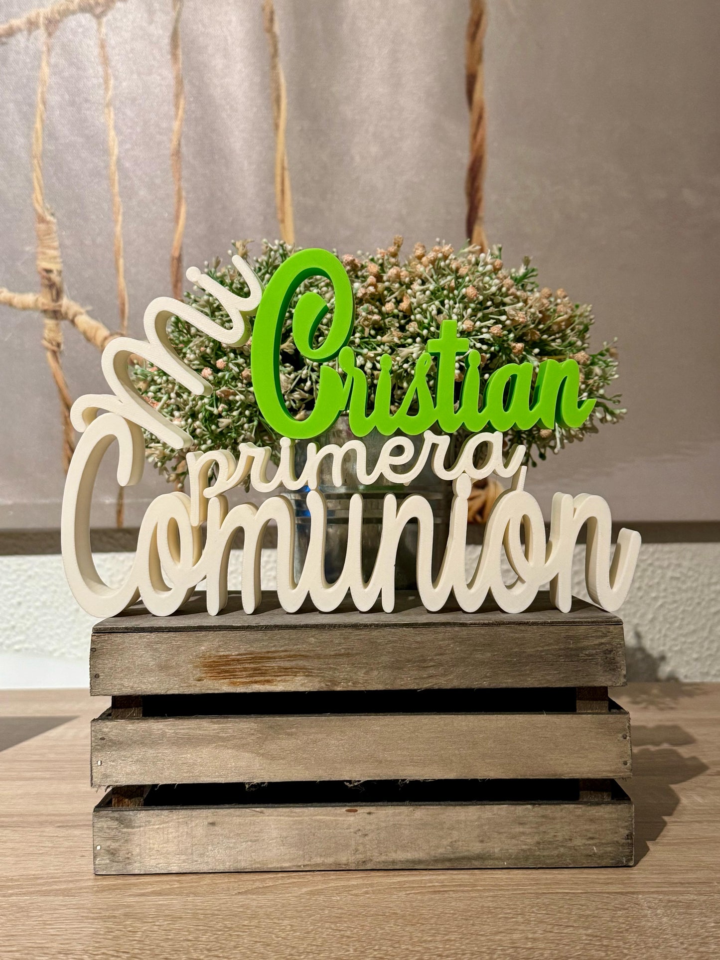 Letrero Primera Comunión Personalizado