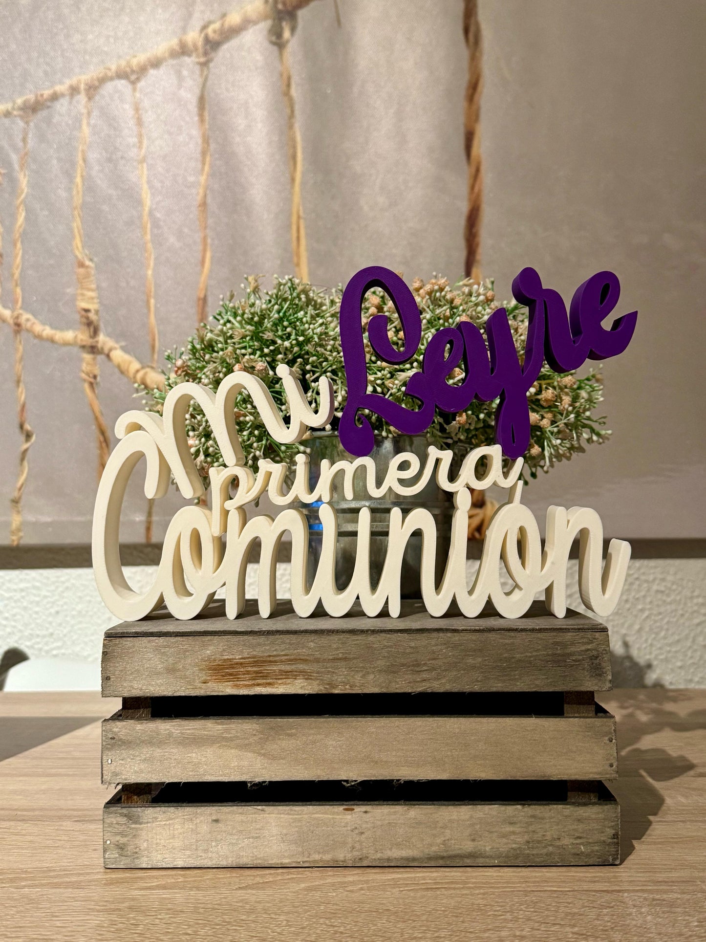 Letrero Primera Comunión Personalizado