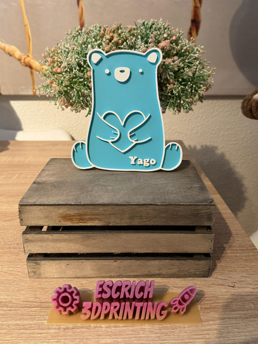 Osito decorativo personalizado