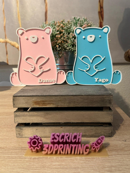 Osito decorativo personalizado