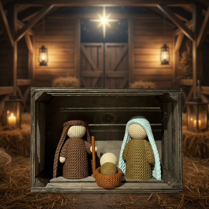 Nacimiento estilo Crochet 💫