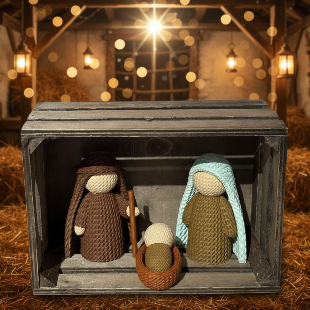 Nacimiento estilo Crochet 💫