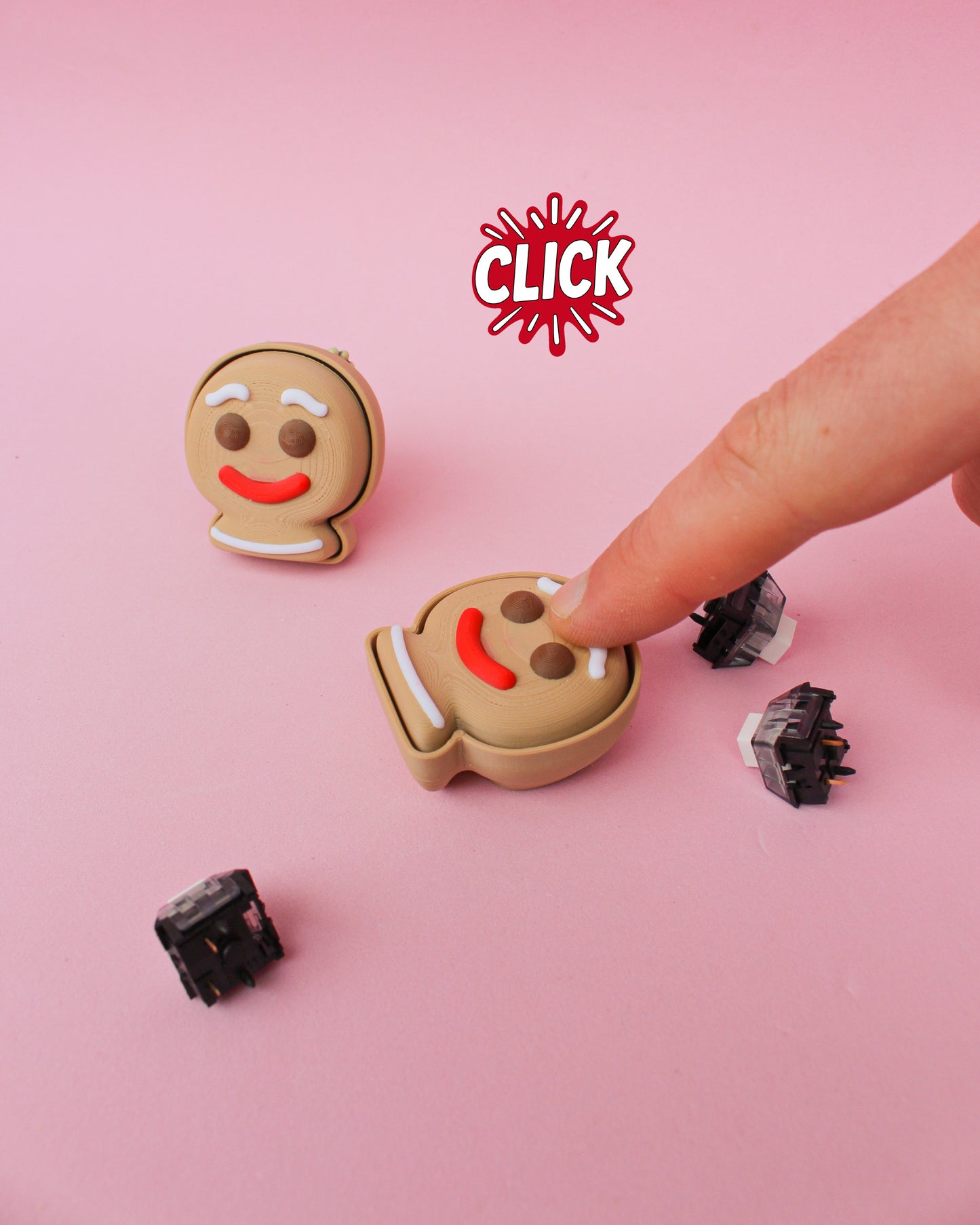 Clicker Fidget Toy - Galletita de Jengibre 🍪🎄
