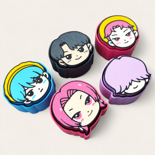 K-Pop Demon Hunters - Saja Boys - Chibi Style Clickers