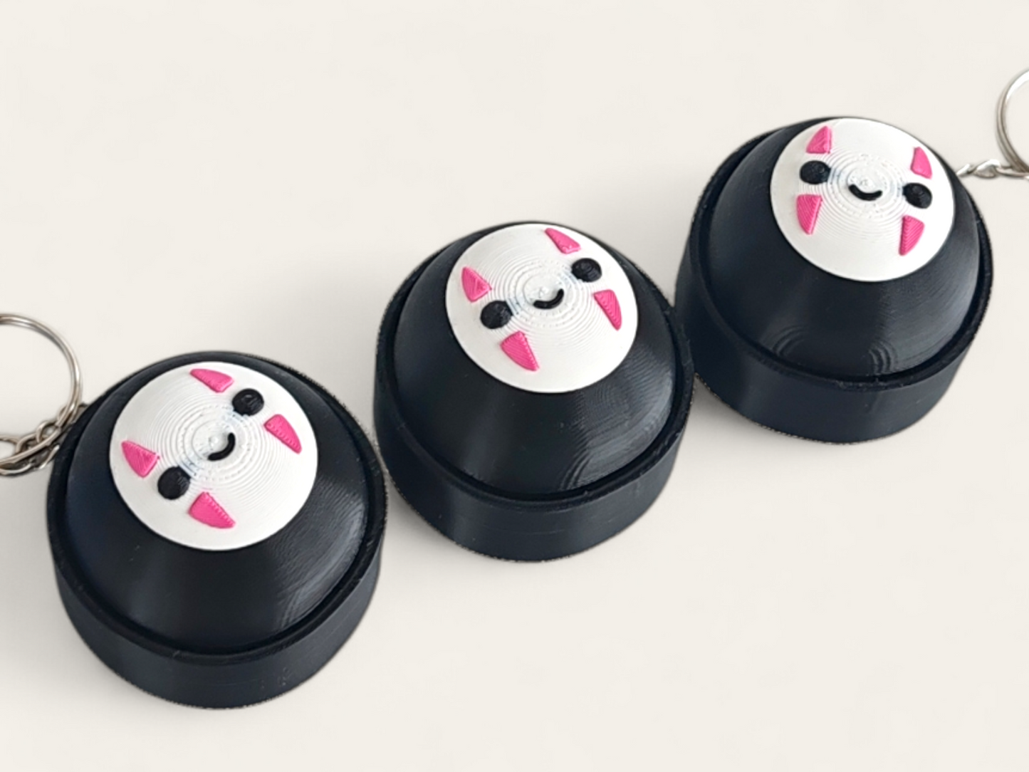 Clicker Fidget Toy - Totoro y "Sin Cara"