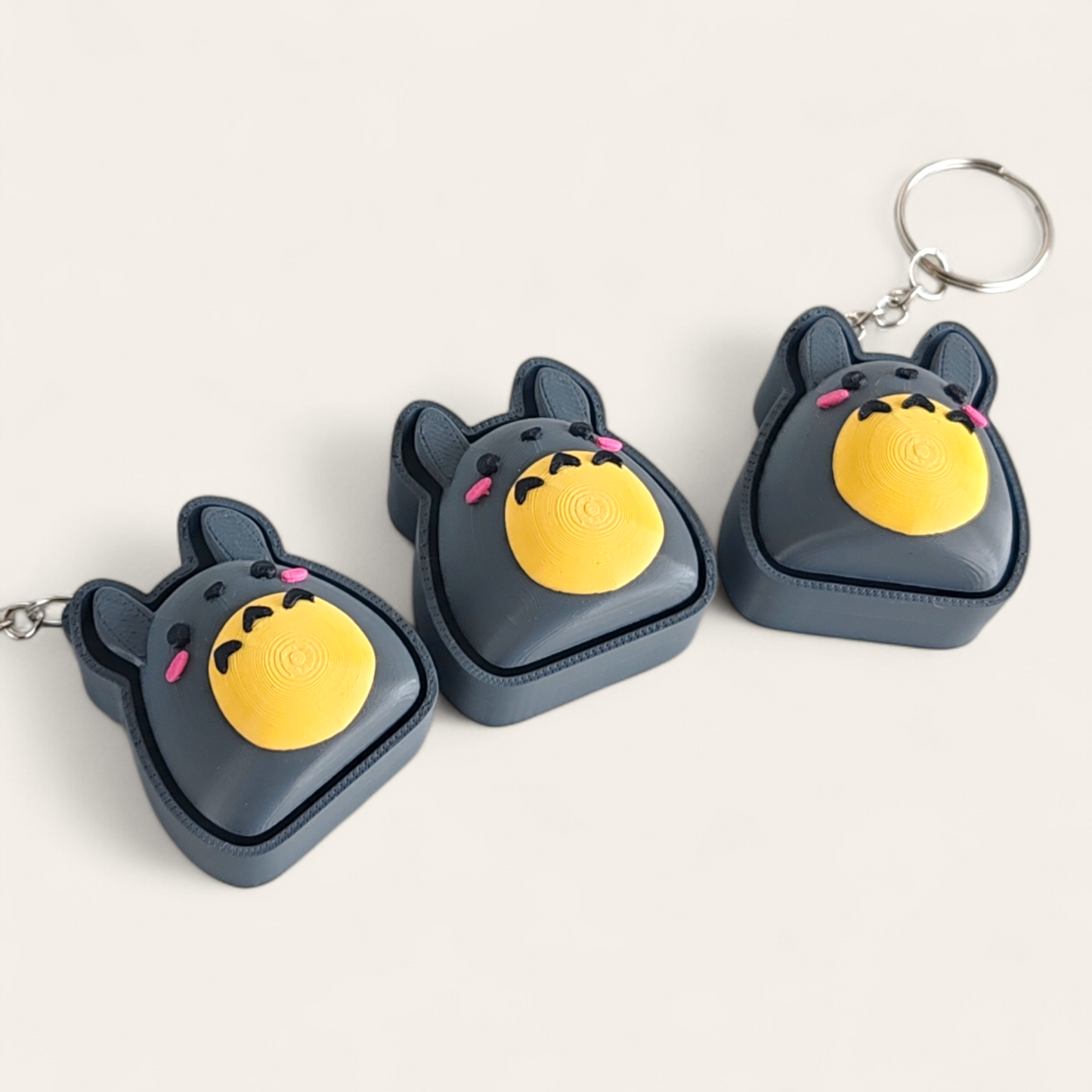 Clicker Fidget Toy - Totoro y "Sin Cara"