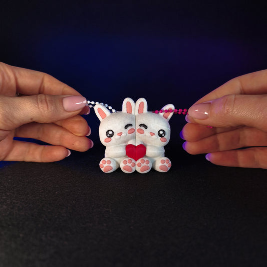 🐰Better Together · Llavero Conejitos Magnéticos