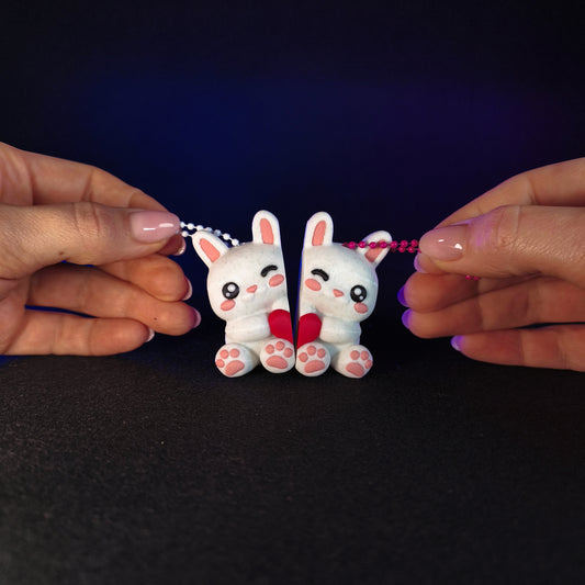 🐰Better Together · Llavero Conejitos Magnéticos