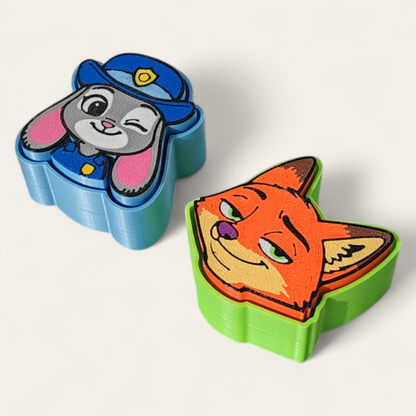 🐰🦊 Clicker Fidget Toy – Zootropolis