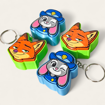 🐰🦊 Clicker Fidget Toy – Zootropolis